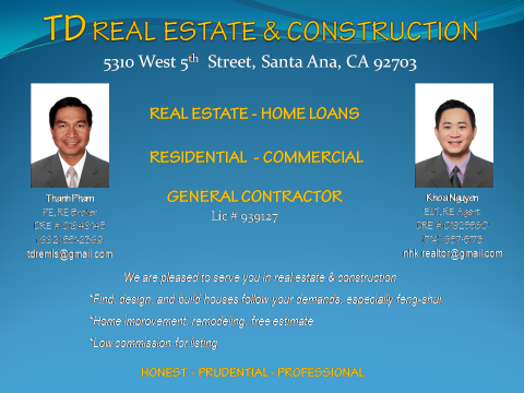 TD REAL ESTATE & CONSTRUCTION